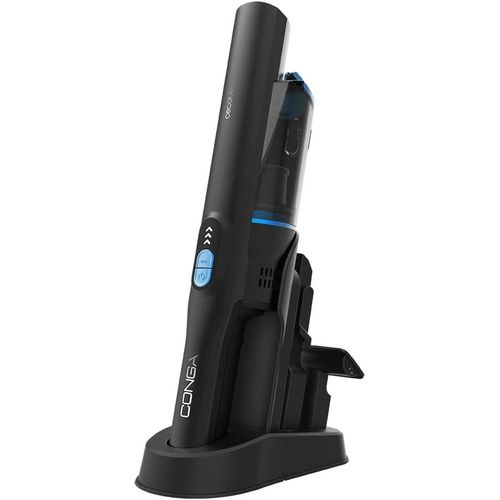 NouvelHorizonstore-Aspirateur à Main sans Fil Conga Rockstar Micro + Animal. 200 W, Moteur Digital Brushless, 20 kPa, 2 Modes : Turbo et Eco, CyclonicSystem, Autonomie de 40 Minutes, Léger, Kit d'Acc