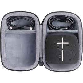 Dur Étui De Voyage Rigide Housse Cas Pour Ultimate Ears Ue Wonderboom 4/ Wonderboom 3/ Wonderboom 2/ Wonderboom 1 Enceintes Sans Fil Bluetooth Portables(Boîte Seule)[Z562]