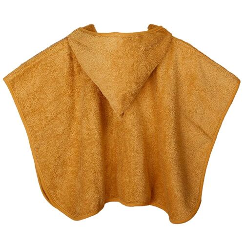 Poncho Eponge 0/24 Mois Coton Bio Ambre