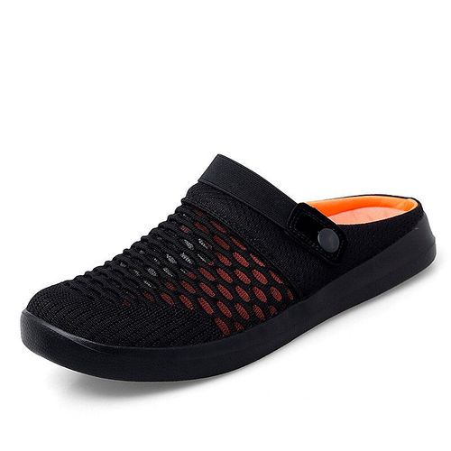 Sandales D'été Légères Et Respirantes Pour Hommes Pantoufles D'extérieur Décontractées La Mode Chaussures De Plage En Maille Enfiler Nouvel Arrivage