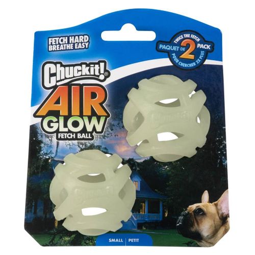 Balle Phosphorescente Pour Chien - Taille Small – Diamètre De 4,5 Cm – Pack De 2 Balles