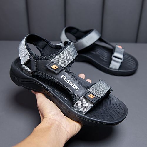Sandales D'été Pour Hommes,Loisirs,Plage,Vacances,Chaussures Pour Hommes,Baskets D'extérieur,Rétro,Confortables,Décontractées,2023 - 42