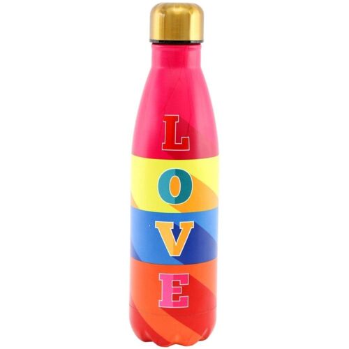 Bouteille Isotherme En Inox Décorée 50 Cl Love