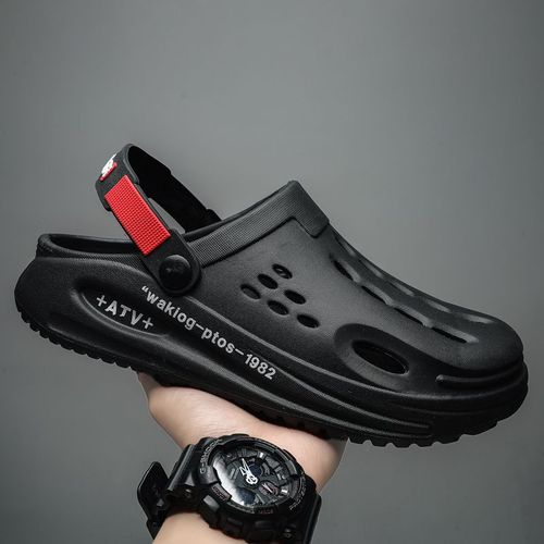 Mode Hommes Sandales De Plage Sabots D'extérieur Pantoufles D'intérieur Confortables Tendance Hommes Chaussures Décontractées Maison Chaussures De Jardin Hommes Sandales De Plage