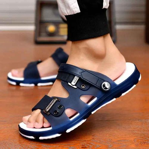 Sandales Hommes Pantoufles En Plein Air Plage Chaussures Décontractées Zapatos De Hombre Intérieur Durable Anti Dérapant Peep Toe 2023