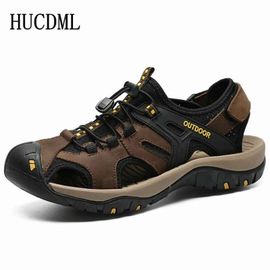 Sandales À Plateforme De Luxe Pour Hommes,Chaussures D'été Anti-Collision,Marche En Plein Air,Trekking,Chaussures Décontractées,Pantoufles De Randonnée,Chaussures De Pataugeoire De Plage