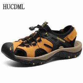 Sandales À Plateforme De Luxe Pour Hommes,Chaussures D'été Anti-Collision,Marche En Plein Air,Trekking,Chaussures Décontractées,Pantoufles De Randonnée,Chaussures De Pataugeoire De Plage
