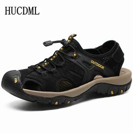 Sandales À Plateforme De Luxe Pour Hommes,Chaussures D'été Anti-Collision,Marche En Plein Air,Trekking,Chaussures Décontractées,Pantoufles De Randonnée,Chaussures De Pataugeoire De Plage