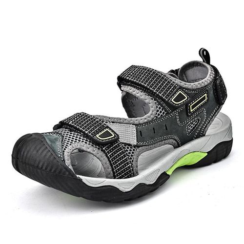 Sandales D'été Pour Hommes Chaussures D'extérieur Romaines Décontractées Sandales De Pataugeoire Baskets Plates Antidérapantes Sandales De Plage Pour Hommes Grande 38 46