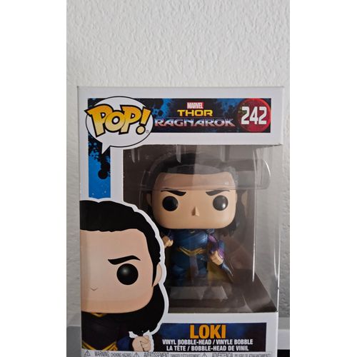 Pop! Figurine Funko Marvel Thor Ragnarok Loki 242 Sous Scellé Jamais Ouvert