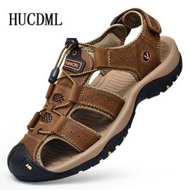 Sandales À Plateforme De Luxe Pour Hommes,Chaussures D'été Anti-Collision,Marche En Plein Air,Trekking,Chaussures Décontractées,Pantoufles De Randonnée,Chaussures De Pataugeoire De Plage
