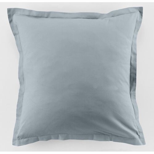 Taie D'oreiller Coton Bleu Polaire 63x63 Cm