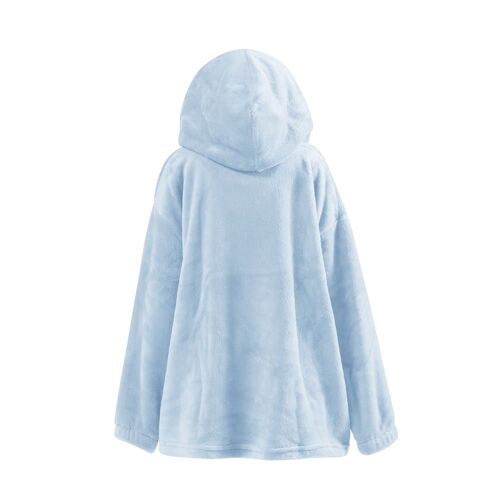Poncho Polaire Enfant À Capuche Doux & Chaud Nuage 05/08 Ans