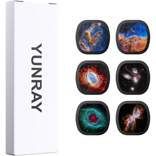 Starry Sky Realistic Records Kit, 5k Ultra HD Planetarium Home Starry Sky & Fog Projections for Galaxy Projector Pro, 6 Pieces (Nebula 4)