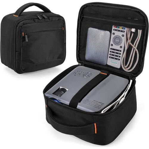 VornixorSarlshop-Sacoche pour Mini-projecteur, 24,4 x 21,6 x 12,7 cm, Sac de Rangement pour Vidéoprojecteur LED, Compatible avec la Plupart de Mini Projecteurs sur Le Marché, Couche Simple, Sac Vide