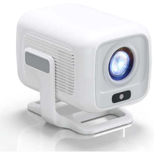 Vidéoprojecteur [App intégrée] Mini Projecteur Auto-Focus 4K UHD WiFi 6 BT5.2 Home Cinéma Portable Keystone Compatible avec iOS/Android/TV Stick/PS5/Xbox Latence Basse Rotatif à 180°