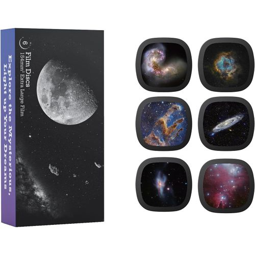 Disques Réalistes - Disques Pour Galaxy Projecteur, Diapositives 5K Ultra Hd Pour Planétarium Domestique, Jeu De 6 Disques Sans Projecteur (Nebula 3)[APP6190770]