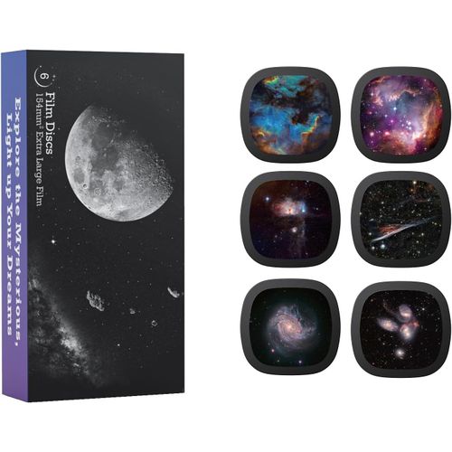 Disques Réalistes - Disques Pour Galaxy Projecteur, Diapositives 5K Ultra Hd Pour Planétarium Domestique, Jeu De 6 Disques Sans Projecteur (Nebula 5)[GBP6276565]