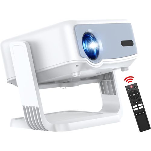 Videoprojecteur 4K¿Netflix Intégré¿ Projecteur Video Portable Mini Wifi 5 Bt 5.2 Fhd 1080P Android 13 [Focus Électrique&Correction De Trapèze] 360° Rotation Tv-Stick Hdmi Usb Ps5