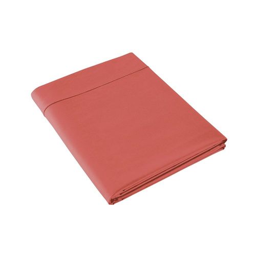Drap Plat Coton Terracotta 270x310 Cm