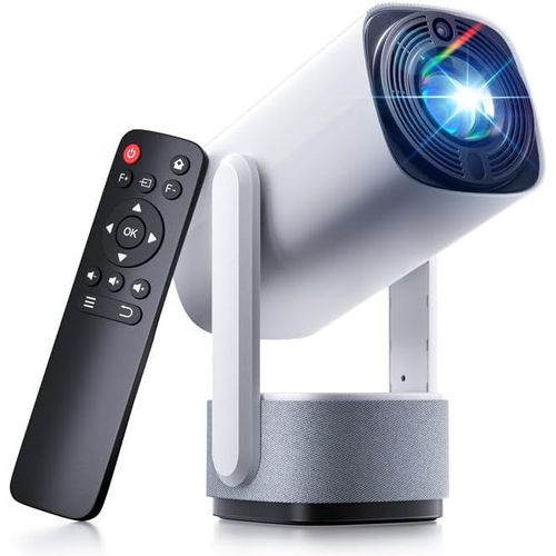 Videoprojecteur Wifi Bluetooth 4K Supporté - Mini Retroprojecteur Video Portable Sk2 720P Natif 260 Lumens 270 Degrés Rotation Pour La Hdmi/Usb/Téléphone/Pc/Lap