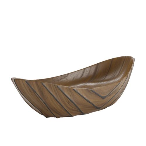 Grande Coupe Décorative Design Effet Bois