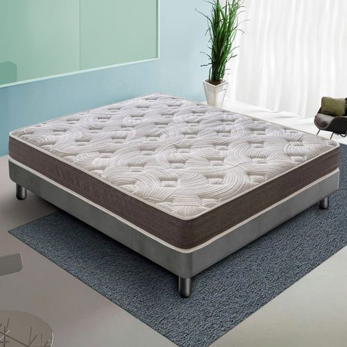 Matelas en mousse 200x200 épaisseur 15 cm, réversible