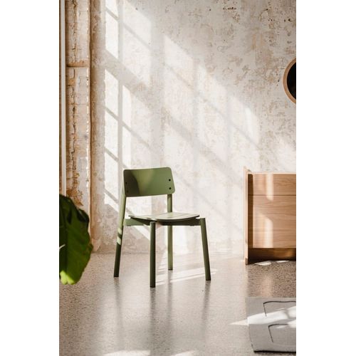 Chaise En Bois De Hêtre, Vert