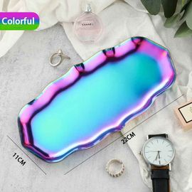 Ins Wind-Escalier À Bijoux En Acier Inoxydable Pour Filles,Jules,Cosmétiques Ménagers,Multi-Forme,Usages En Métal,Rangement,Stock - Type Chroma Wavy