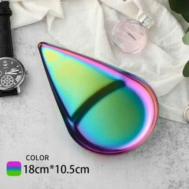 Ins Wind-Escalier À Bijoux En Acier Inoxydable Pour Filles,Jules,Cosmétiques Ménagers,Multi-Forme,Usages En Métal,Rangement,Stock - Type Chroma Water Drop