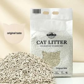 Litière Pour Chat - Ddcaqioua - Végétale - 6l - Biodégradable - Sans Poussière