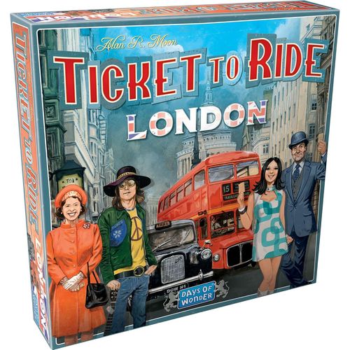 Chenquansarl-Ticket To Ride London Board Game , Ages 8+ , For 2 To 4 Players , Average Playtime 10-15 Minutes