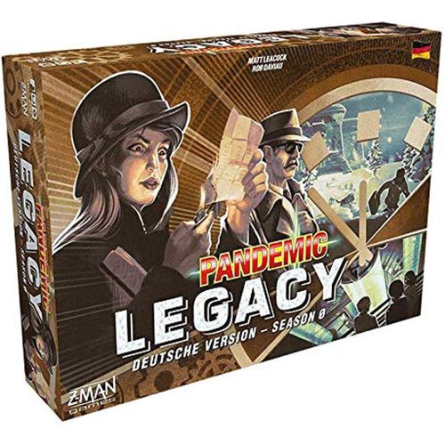 Chenquansarl-Pandemic Legacy Season 0 Jeu De Société Famille - Version Allemande