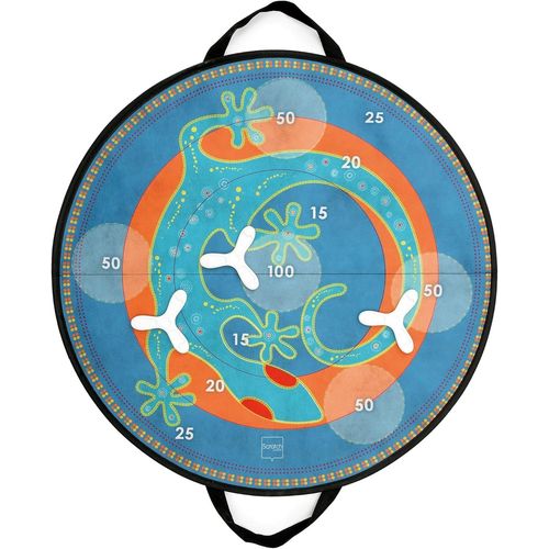 ChenQuanSarl-Scratch Cible Magnétique Pour Enfants, Jeu De Fléchettes Et Accessoires, Jouets Pour L'Intérieur Et L'Extérieur, Motif Salamandre