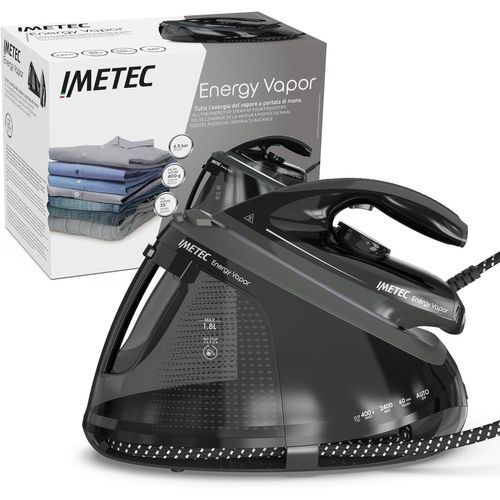 ChenQuanSarl-Fer À Repasser Vapeur Energy Vapor - Fer À Vapeur Léger 2400 W, Pompe 6,5 Bars - Centrale Vapeur Avec Dispositif De Nettoyage - Débit Vapeur 400 G/Min - Réservoir 1,8 L