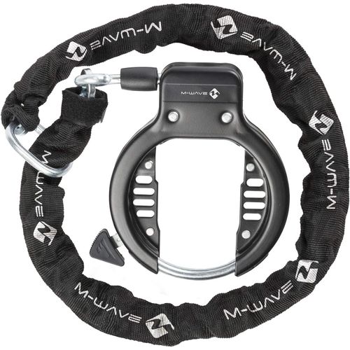 meimie-M Wave Ringchain Cadenas Avec Chaîne Pour Adulte Un Xe Noir