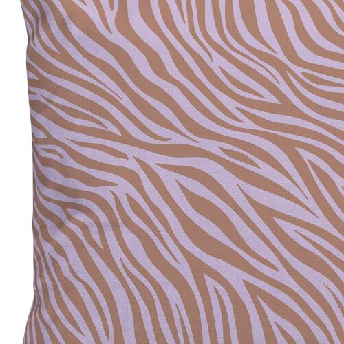 Housse De Coussin Extérieur 45x45 Cm Motif Zèbre Lila