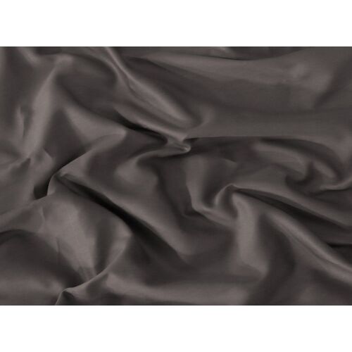 Lot De 2 Taies D'oreiller 50x70 Cm Satin De Coton Anthracite