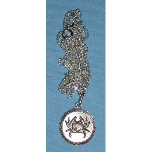 Pendentif Zodiac Métal Argenté
