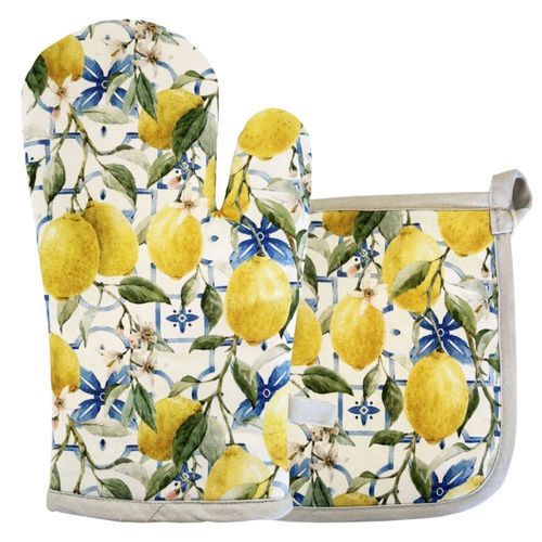 Manique De Cuisine Citrons Méditerranéens