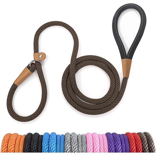 Teppc-Laisse Chien Corde 1.3cm X 180cm Laisse Pour Chien En Nylon Avec Poignée Rembourrée Réfléchissant Laisse Coulissante Aux Chiot, Petits, Moyens Et Gros Chiens