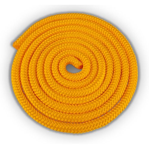 Meimie-Corde À Sauter Pour Enfants & Adultes | Longueur 3,00m | Jaune | Poids 120 G | Idéale Pour Les Écoles Et Les Clubs De Sport | Robuste & Réglable