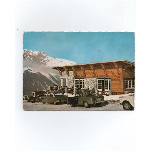 St-Lary - 65 (Htes-Pyr.) - Restaurant "La Bergerie" Sur La Route D'espiaube Avec Véhicules Années 60-70.