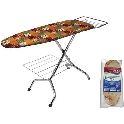 ChenQuanSarl-Housse De Table À Repasser Fabriquée En Italie 60 X 160 Cm Universelle Pour Aiguilles À Vapeur, Pratique Et Douce, Housse De Repas Avec Élastique Couverture Couleurs Aléatoires