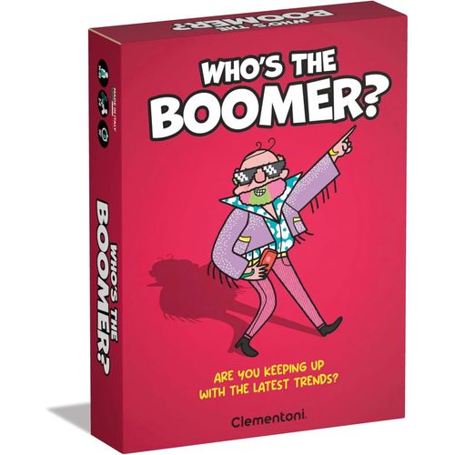 Chenquansarl-Who's The Boomer, Un Jeu De Société Amusant, Fabriqué En Italie, Multicolore - 75108