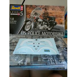 Maquette Moto Revell 1/8 : Us Police Motorbke-Revell