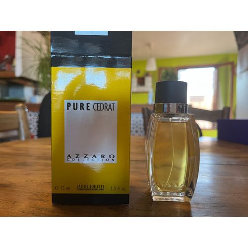 Eau De Toilette Homme Azzaro Pure Cédrat 75 Ml (Moins Quelques Pchits. 