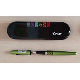 Stylo Roller Avec Capuchon Mr Pilot Mr - Retro Pop - Vert - (Pointe: 0.7mm)