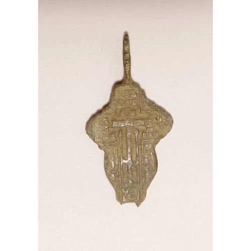 Croix Orthodoxe, Période Médiévale Ou Antérieure. Bronze. Xv Ème.