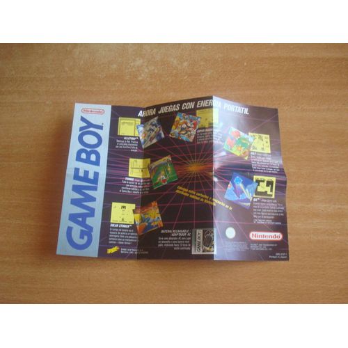 Brochure Jeux (Game Boy)
